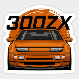 Orange 300ZX Z32 Sticker